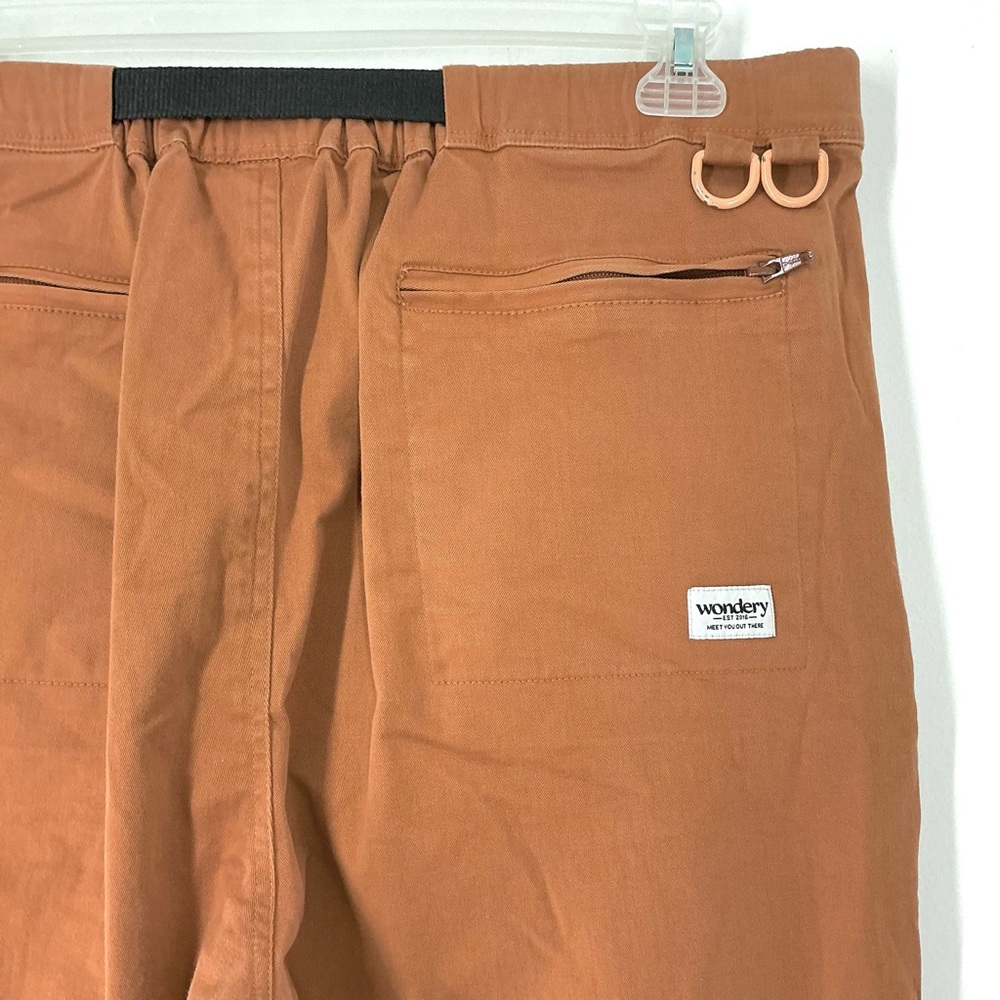 Wondery Outdoor Hiking Pants Women Size XXL Orange w/Belt Multiple Zip‎ Pockets - Picture 4 of 11